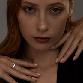 Кольцо SOKOLOV - Серебро 925, Фианит (арт. 94013550)