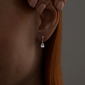 Серьги SOKOLOV - Серебро 925, Swarovski (арт. 94025943)