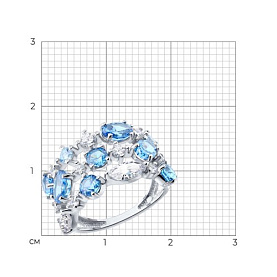 Кольцо SOKOLOV - Серебро 925, Фианит (арт. 94014946)