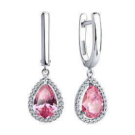 Серьги SOKOLOV - Серебро 925, Фианит (арт. 94026746)