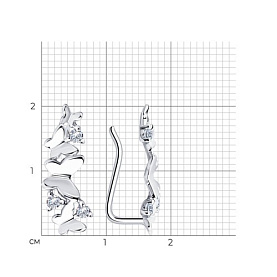 Серьги Diamant - Серебро 925, Фианит (арт. 94-120-01169-1)