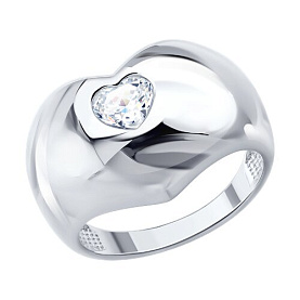 Кольцо SOKOLOV - Серебро 925, Фианит (арт. 94014941)