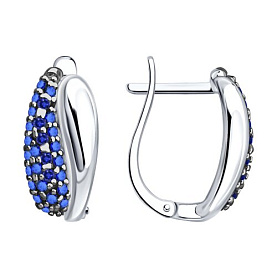 Серьги SOKOLOV - Серебро 925, Фианит (арт. 94027544)