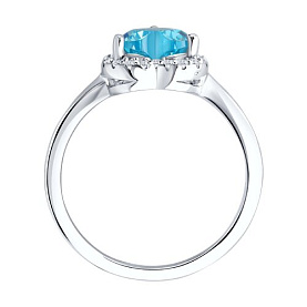 Кольцо SOKOLOV - Серебро 925, Фианит (арт. 94014488-91)