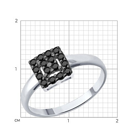 Кольцо SOKOLOV - Серебро 925, Фианит (арт. 94014629)