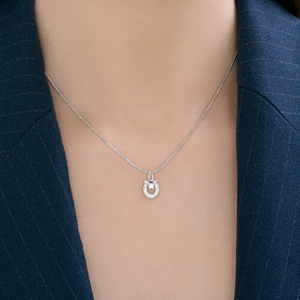 Подвеска Diamant - Серебро 925, Фианит (арт. 94-130-00093-1)