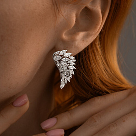 Серьги SOKOLOV - Серебро 925, Фианит (арт. 94025804)