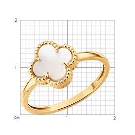 Кольцо SOKOLOV - Золото 585, Перламутр (арт. 717193)