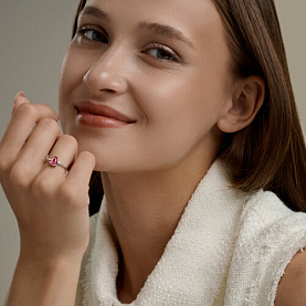 Кольцо Diamant - Серебро 925, Кристалл (арт. 94-110-00220-1)