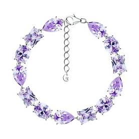 Браслет SOKOLOV - Серебро 925, Фианит (арт. 94051300)