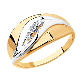 Кольцо SOKOLOV - Серебро 925, Фианит (арт. 93010681)