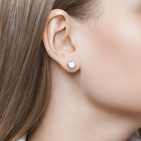 Серьги SOKOLOV - Серебро 925, Топаз (арт. 92020036)