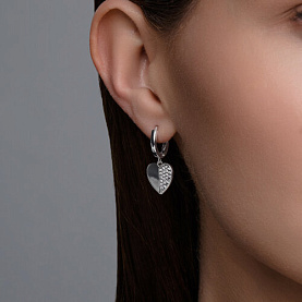 Серьга SOKOLOV - Серебро 925, Фианит (арт. 94170357)