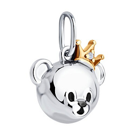 Подвеска Diamant - Серебро 925, Фианит (арт. 94-130-02237-1)