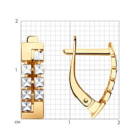 Серьги Diamant - Золото 585 (арт. 51-120-02259-1)