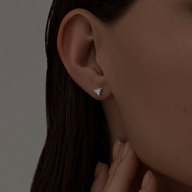 Серьги SOKOLOV - Серебро 925, Фианит (арт. 94022971)
