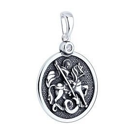 Подвеска SOKOLOV - Серебро 925, Фианит (арт. 95030282)