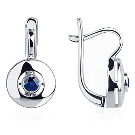 Серьги Platinum Lab. - Платина 950 (арт. ПС-033С-01)