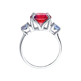 Кольцо SOKOLOV - Серебро 925, Синтетический ситалл , Фианит (арт. 92011718)