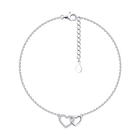 Браслет SOKOLOV - Серебро 925, Фианит (арт. 94051100-91)