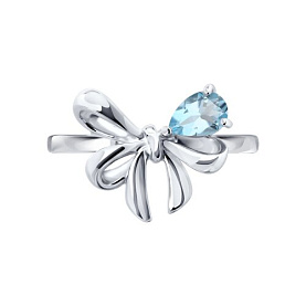 Кольцо SOKOLOV - Серебро 925, Топаз (арт. 92014895)