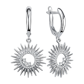 Серьги Talant - Серебро 925, Фианит (арт. 14-72-0001-17329)