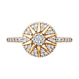 Кольцо SOKOLOV - Серебро 925, Фианит (арт. 93011135)