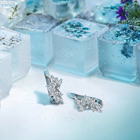 Серьги Talant - Серебро 925, Фианит (арт. 10-72-0001-15835)
