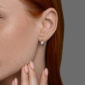 Серьги SOKOLOV - Серебро 925, Фианит (арт. 94026819)