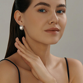 Серьги SOKOLOV - Серебро 925, Жемчуг культивированный (арт. 94024397)