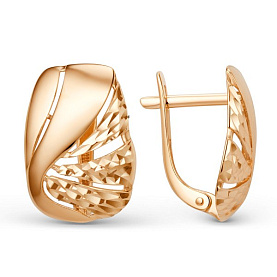 Серьги ЮФ Династия - Золото 585 (арт. 014122-1010)