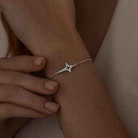 Браслет SOKOLOV - Серебро 925, Фианит (арт. 94050816)