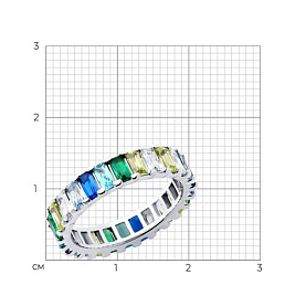 Кольцо SOKOLOV - Серебро 925, Фианит (арт. 94014106)