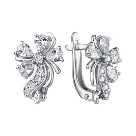 Серьги Talant - Серебро 925, Фианит (арт. 10-72-0001-29609)