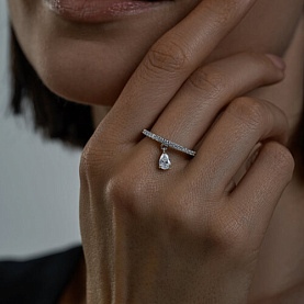 Кольцо SOKOLOV - Серебро 925, Фианит (арт. 94013858)