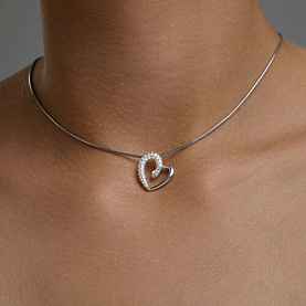 Подвеска SOKOLOV - Серебро 925, Фианит (арт. 94033387)