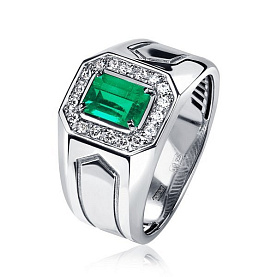 Кольцо Platinum Lab. - Платина 950 (арт. ПК-311И-01)