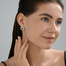 Серьги Diamant - Серебро 925, Фианит (арт. 94-120-02271-1)