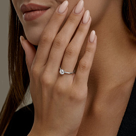 Кольцо SOKOLOV - Серебро 925, Фианит (арт. 94014877)