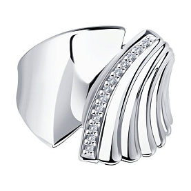 Кольцо SOKOLOV - Серебро 925, Фианит (арт. 94013222)