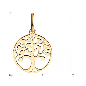 Подвеска SOKOLOV - Золото 585 (арт. 036896)
