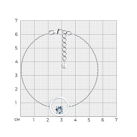 Браслет SOKOLOV - Серебро 925, Топаз (арт. 92050178)