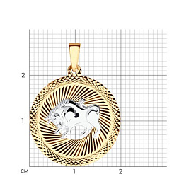 Подвеска SOKOLOV - Золото 585 (арт. 032326)