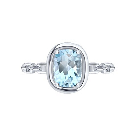 Кольцо SOKOLOV - Серебро 925, Топаз (арт. 92014878)