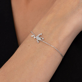 Браслет SOKOLOV - Серебро 925, Фианит (арт. 94051510)