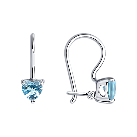 Серьги SOKOLOV - Серебро 925, Фианит (арт. 94020586)