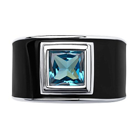 Кольцо SOKOLOV - Серебро 925, Синтетический ситалл , Эмаль (арт. 92011911)