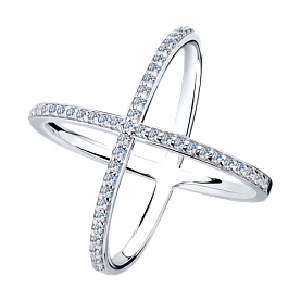 Кольцо SOKOLOV - Серебро 925, Фианит (арт. 94011298)