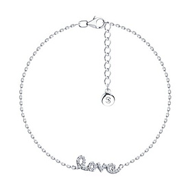 Браслет SOKOLOV - Серебро 925, Фианит (арт. 94051020)
