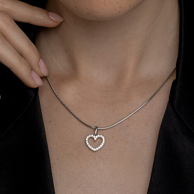 Подвеска SOKOLOV - Серебро 925, Фианит (арт. 94033263)